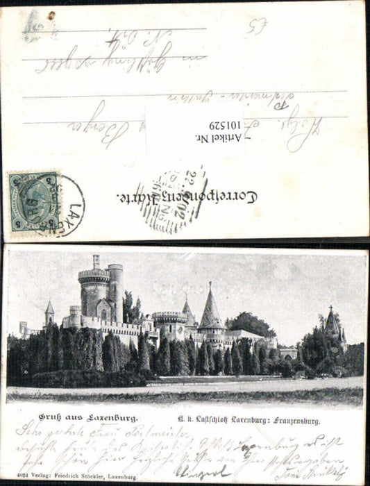 101529,Gruss aus Laxenburg Franzensburg Lustschloss 1898