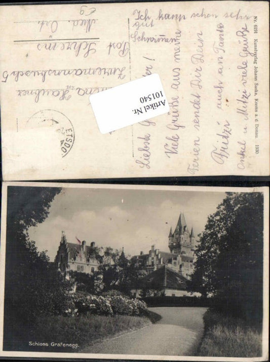 101540,Schloss Grafenegg Etsdorf Haitzendorf Krems 1930