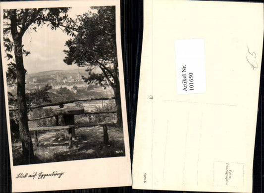 101650,Blick auf Eggenburg Fotokarte 1930