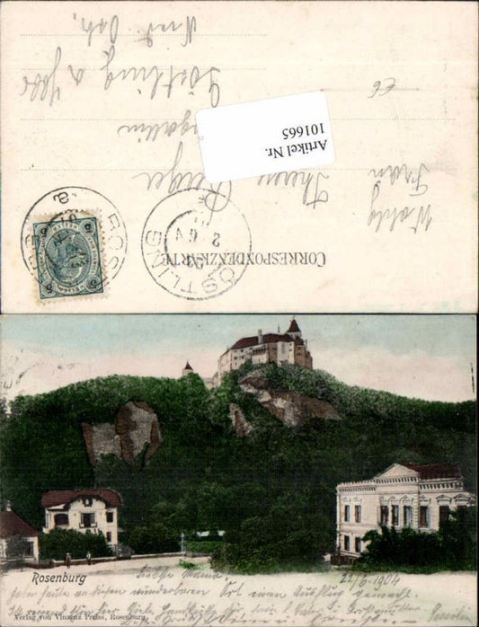 101665,Rosenburg am Kamp Partie im Ort 1901