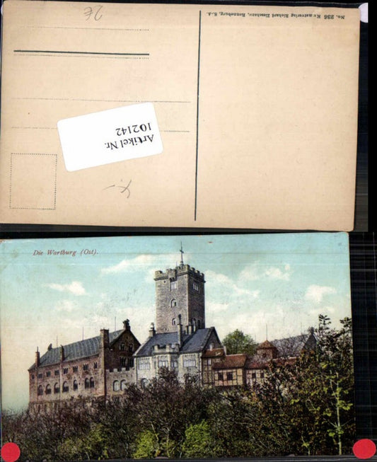 102142, Wartburg near Eisenach East 1920
