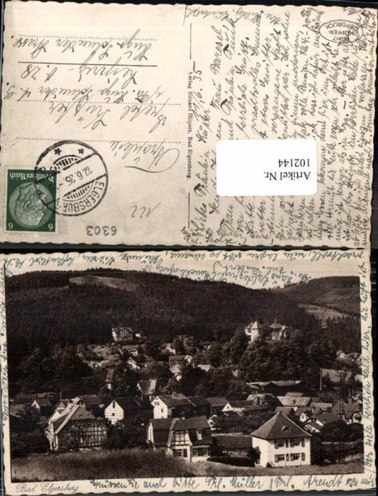 102144, Bad Elgersburg 1930 Town view