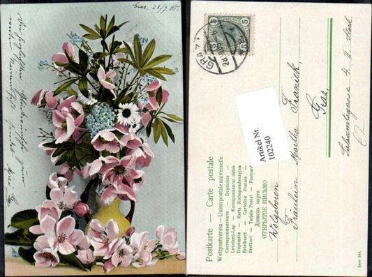 102240,Schöne BLumen in Vase