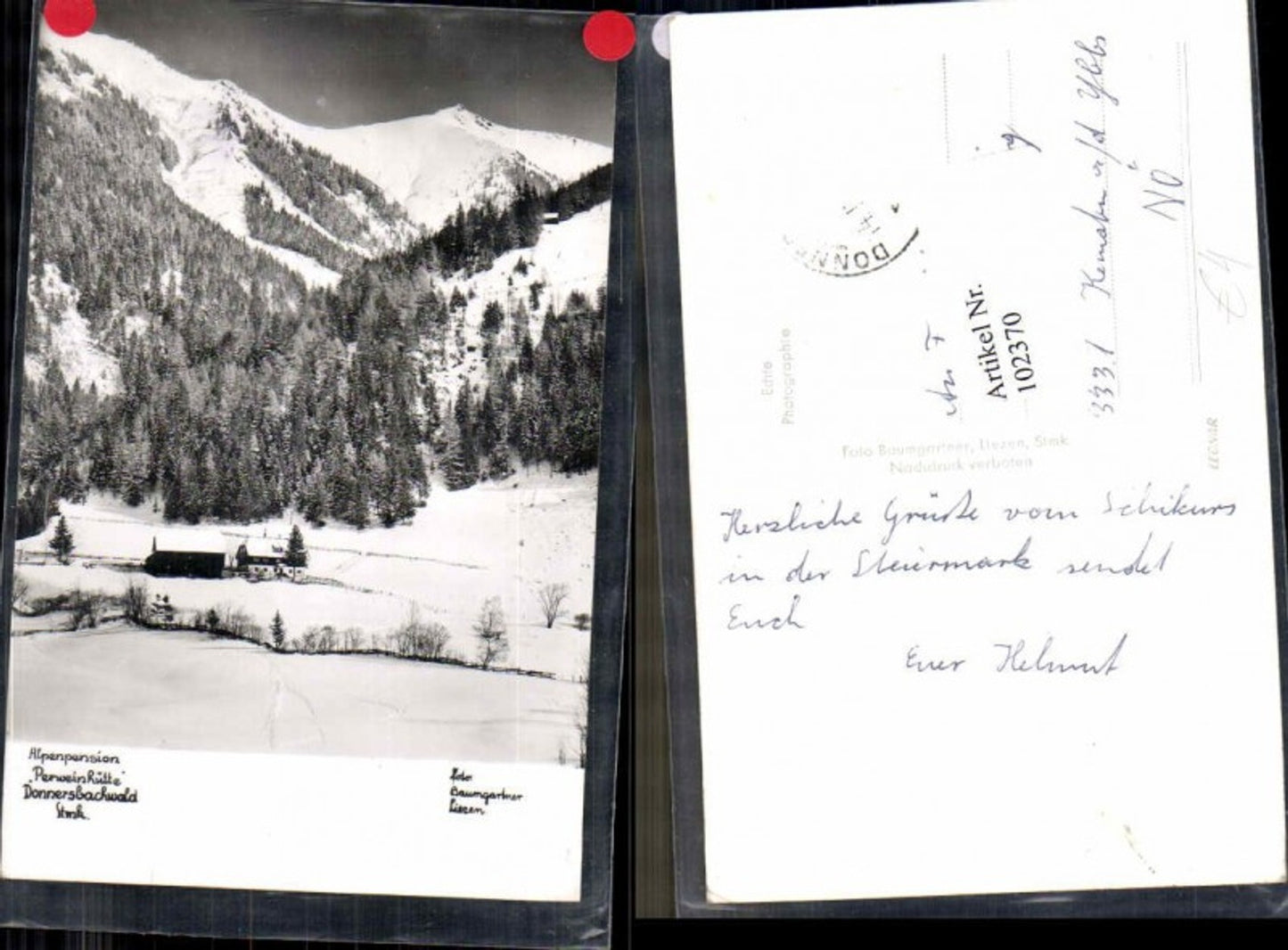 Alte Ansichtskarte – Old Postcard