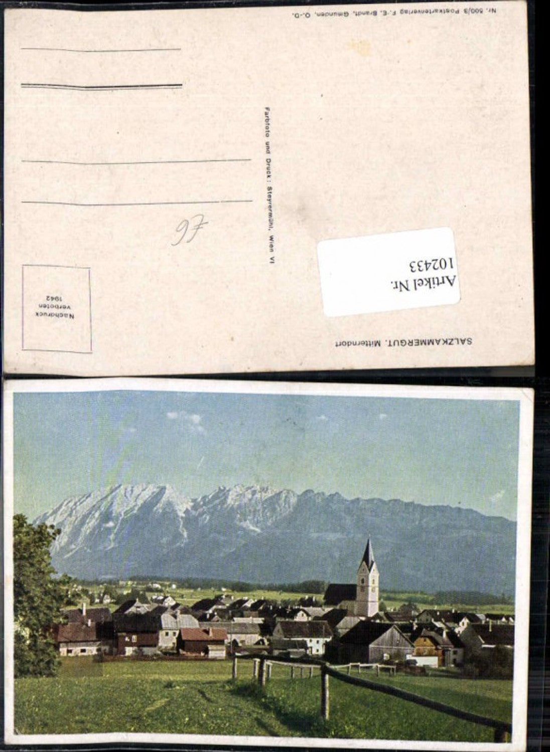 Alte Ansichtskarte – Old Postcard