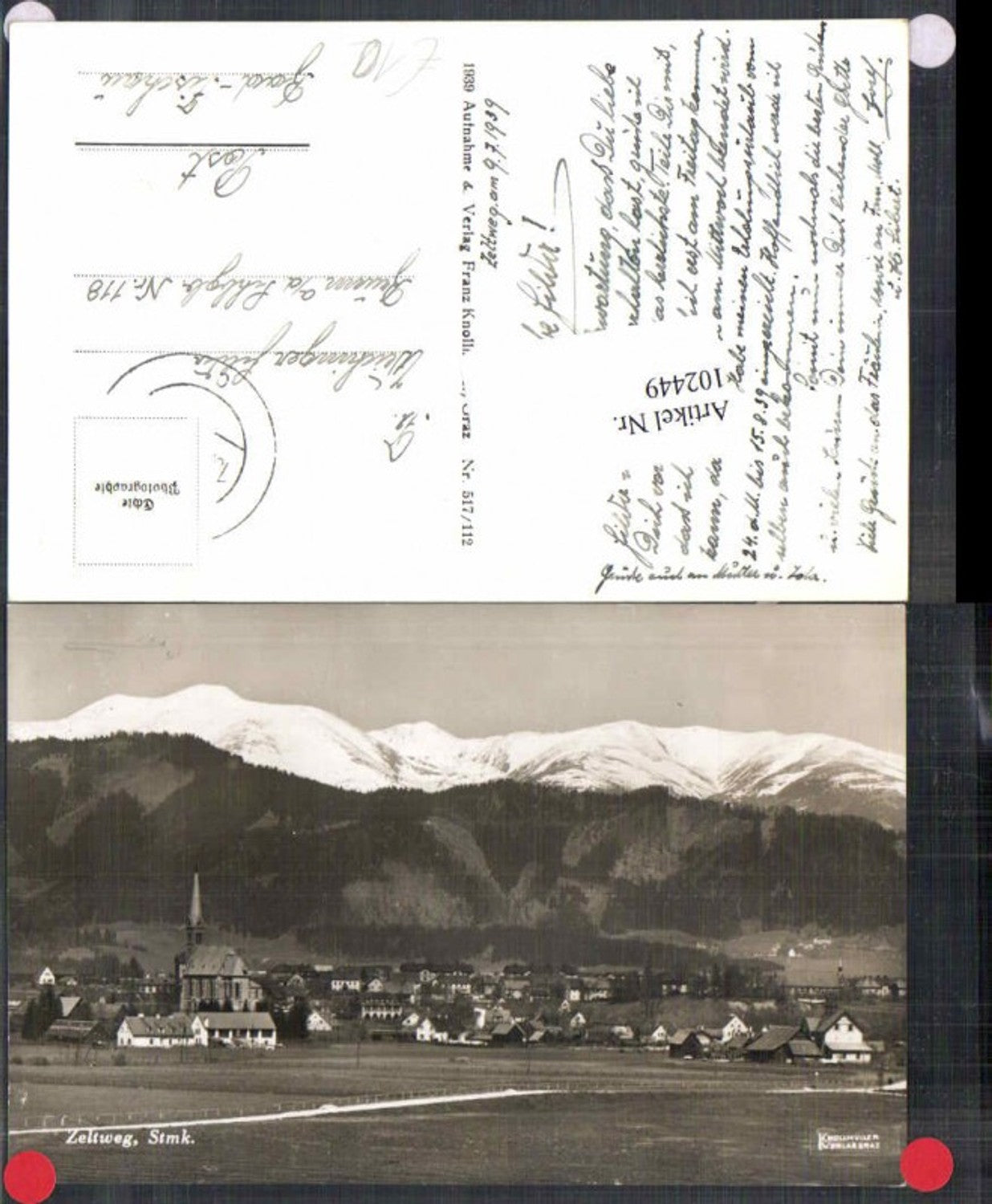 Alte Ansichtskarte – Old Postcard