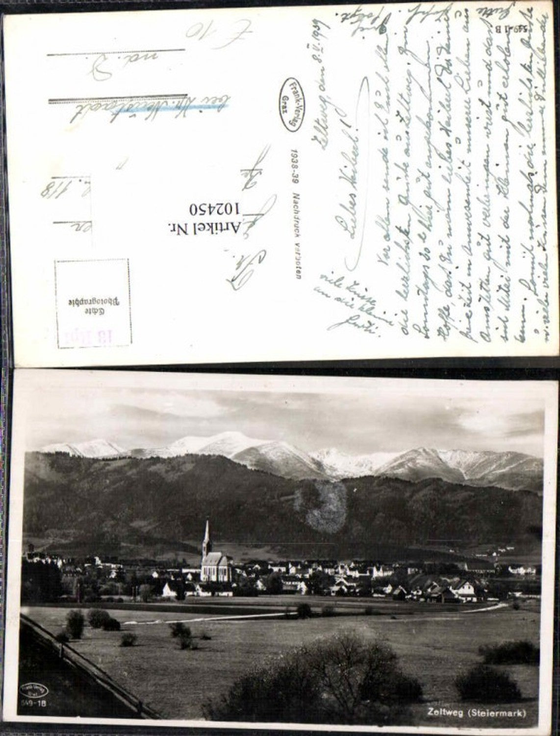 Alte Ansichtskarte – Old Postcard