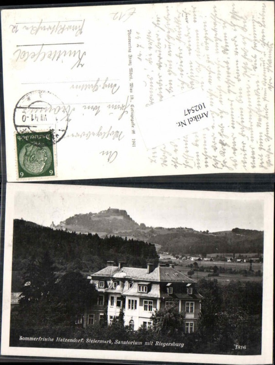 Alte Ansichtskarte – Old Postcard