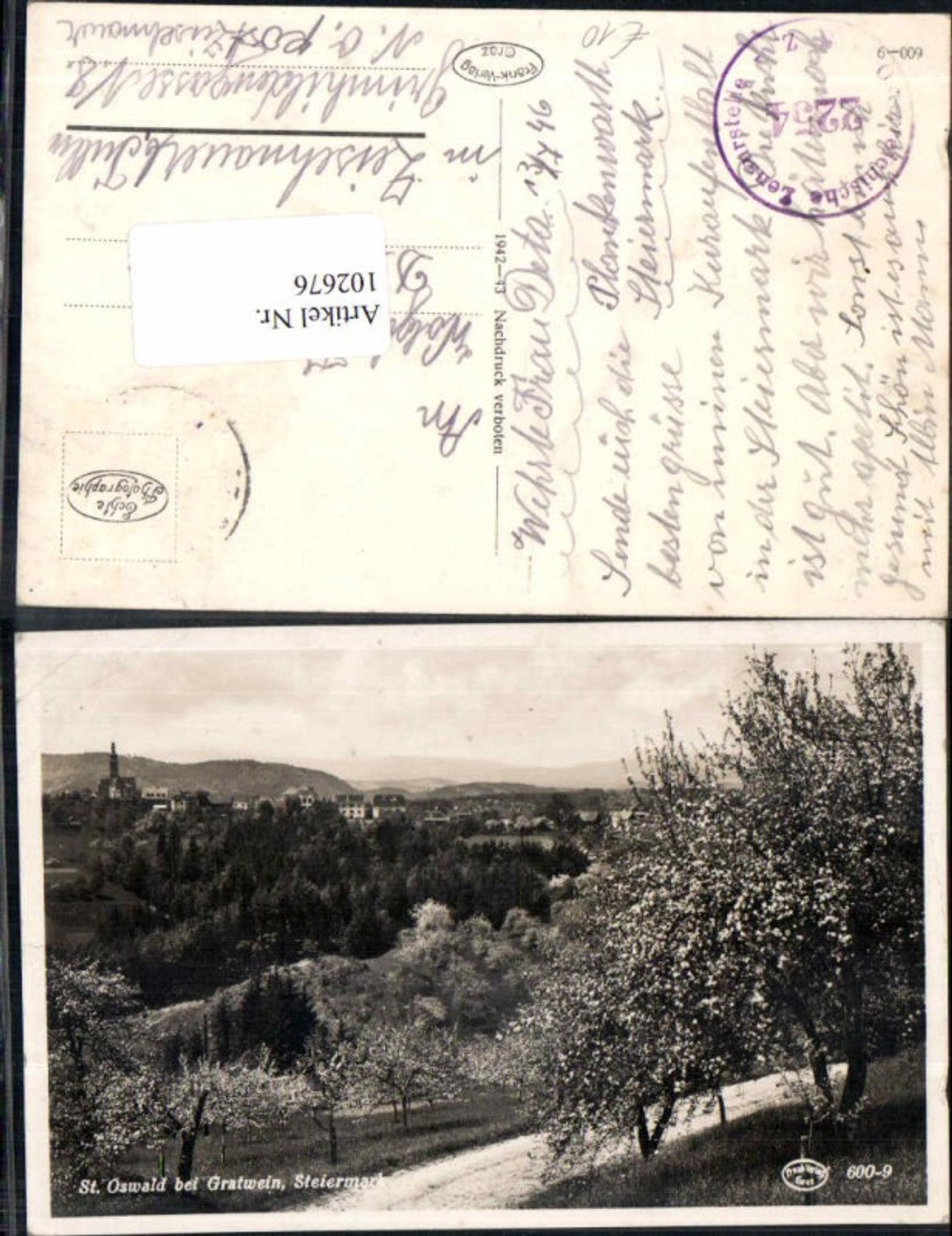 Alte Ansichtskarte – Old Postcard