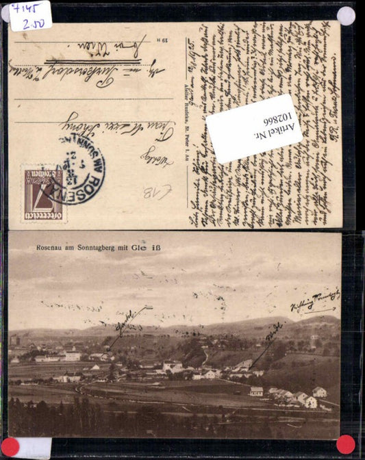 102866,Rosenau am Sonntagberg m. Gleiß Hilm Kematen Waidhofen