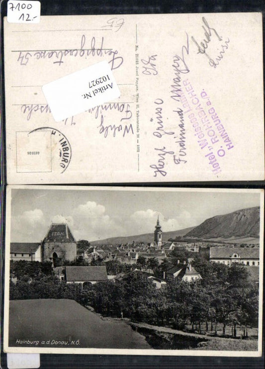 102927,Hainburg a.d. Donau Teilansicht 1932