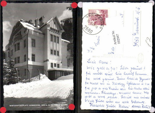 102947,Semmering Haus Vienna Winterpartie