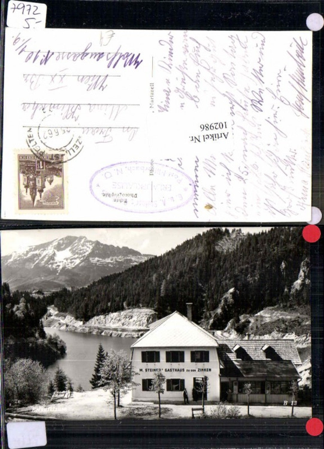 102986,Gasthaus Steiner in den Zinken Mitterbach Kleinzell Erlaufklause