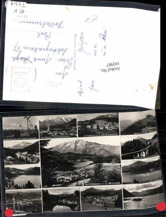 102987,Mitterbach m. Ötscher Erlaufsee Mariazellerbahn