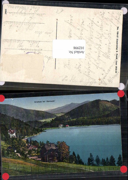 102998,Erlaufsee bei Mitterbach Maria Zell Tolle COLOR 1918