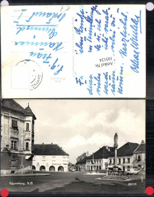 103124,Eggenburg  Strassenpartie Sparkasse Bank