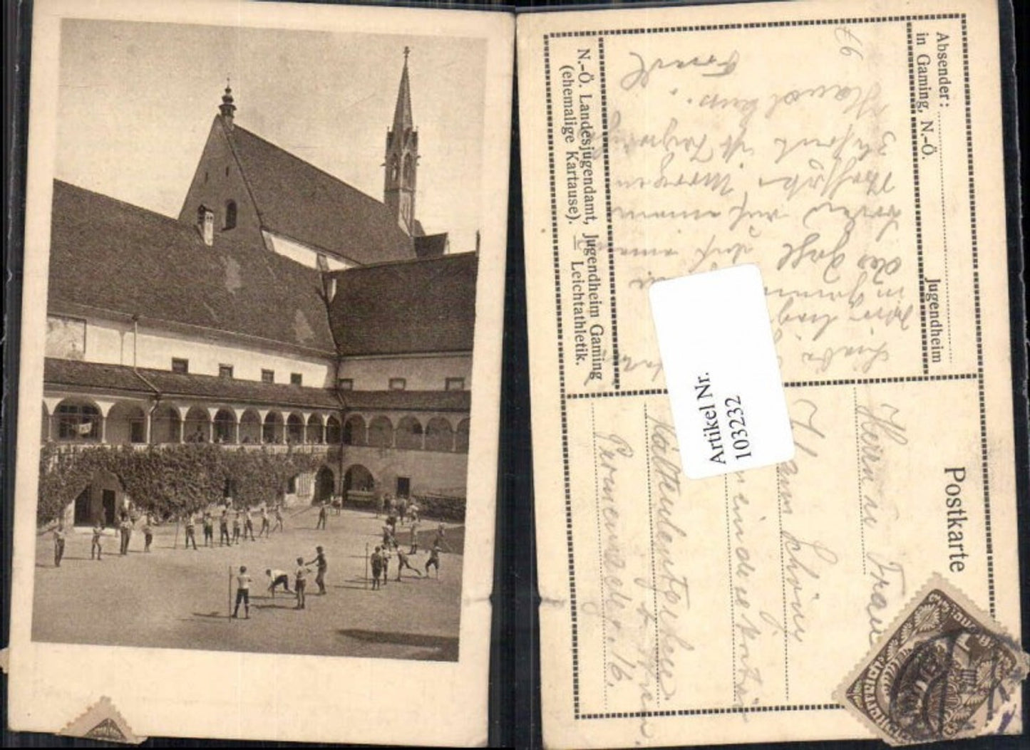 103232,Gaming Partie um 1920 Kinder beim Turnen