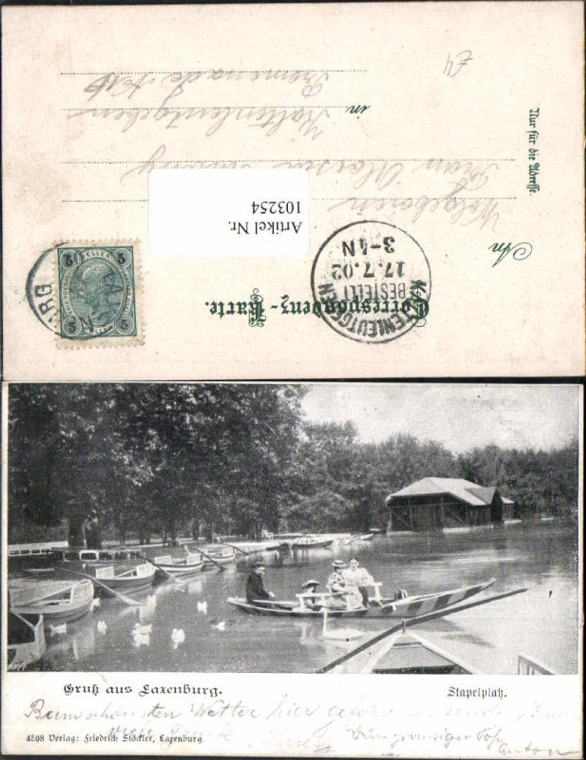 103254,Gruss aus Laxenburg Franzensburg Boot Stapelplatz