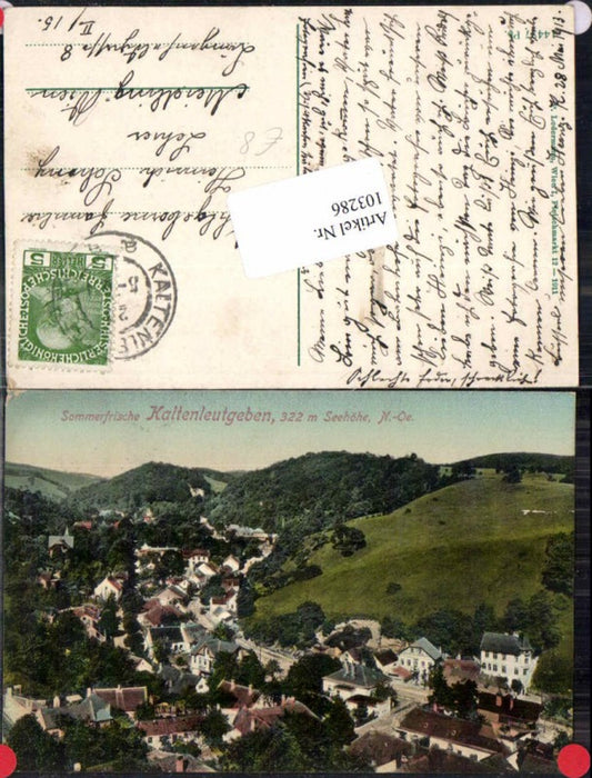 103286,Kaltenleutgeben Totale 1908