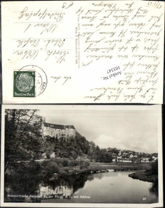 103347,Sommerfrische Karlstein a.d. Thaya 1938