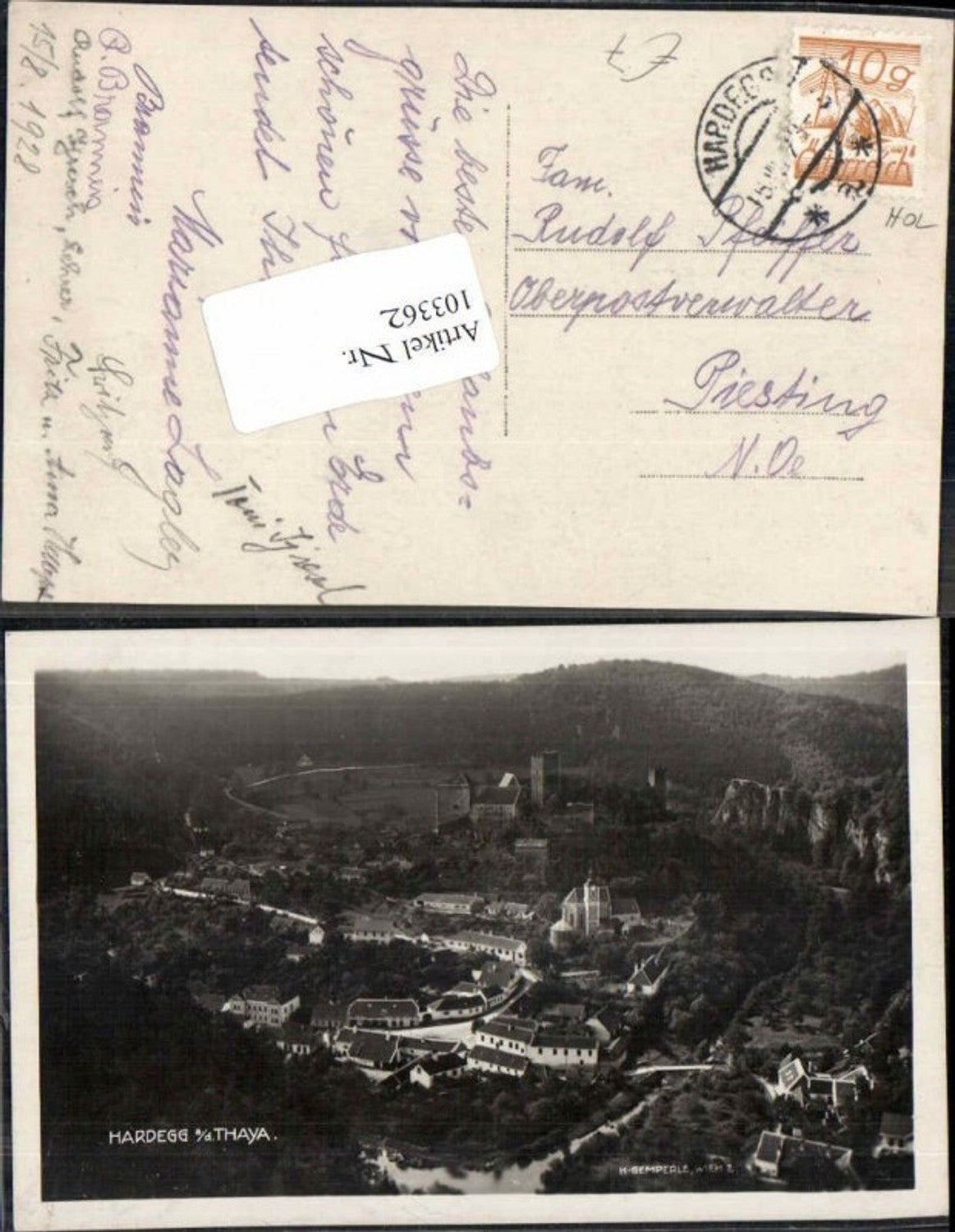 103362,Hardegg a.d. Thaya pub Gemperle Wien