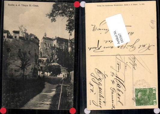 103367,Raabs a.d. Thaya Rare Wegpartie 1910