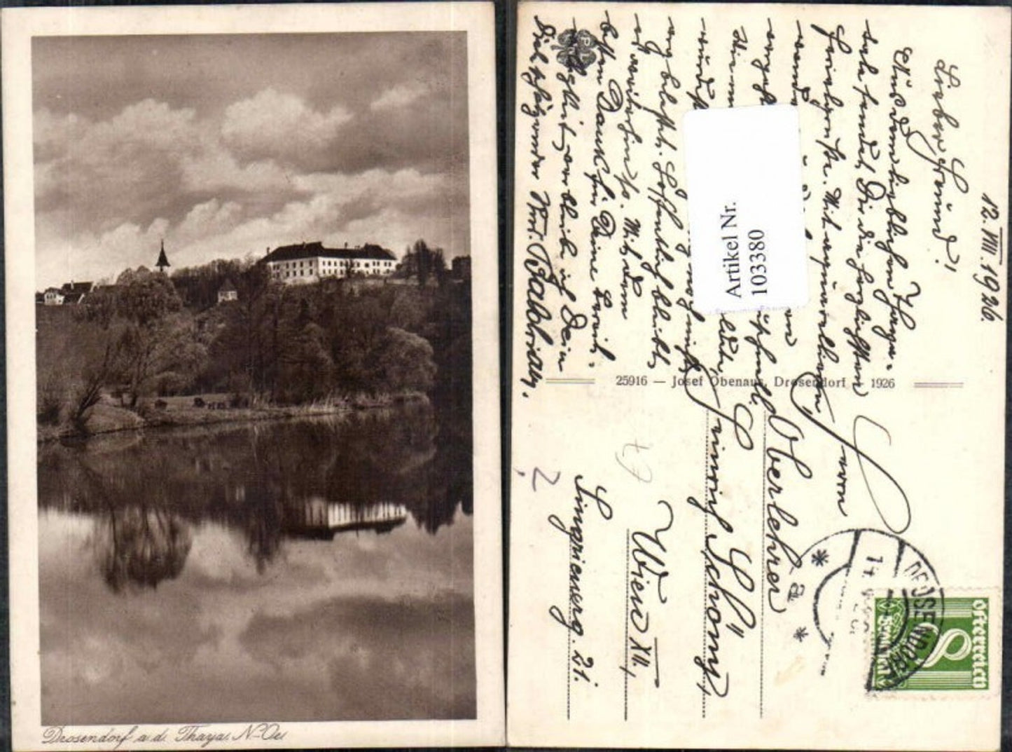 103380,Drosendorf a.d. Thaya 1920