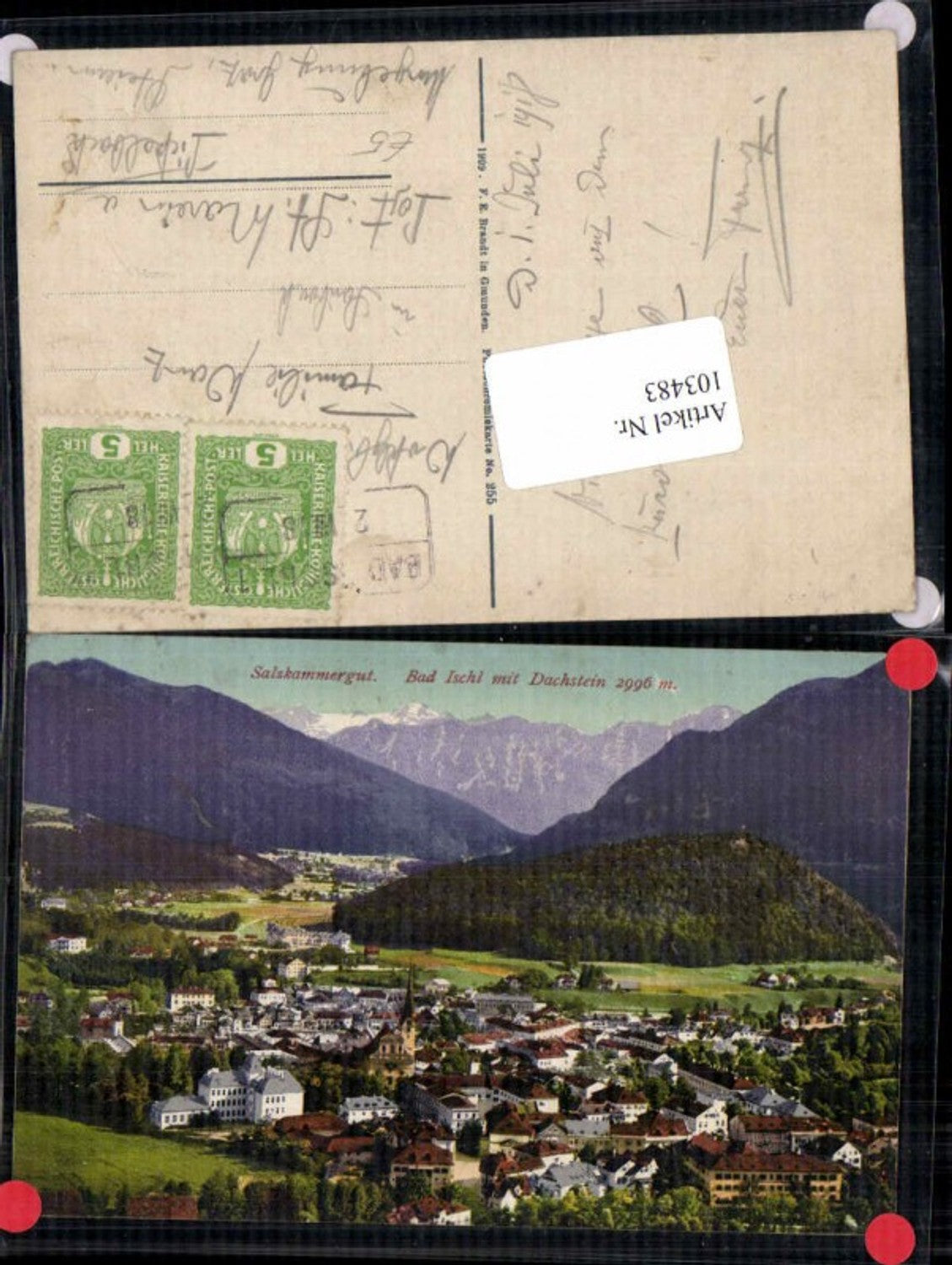 103483,Bad Ischl m. Dachstein pub Brandt 255