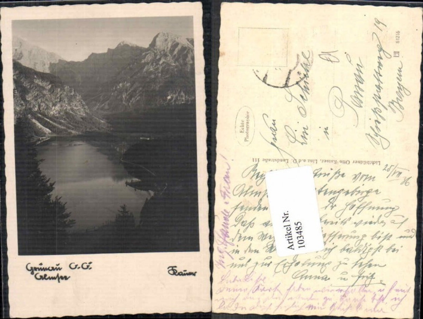 103485,Grünau im Almtal Almsee pub Foto Otto Kaiser