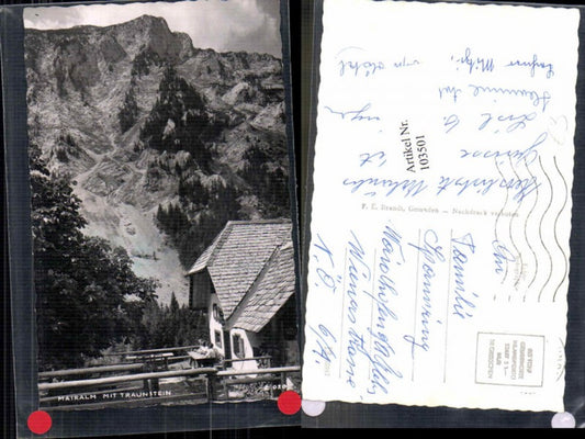 103501,Mairalm m. Traunstein bei Gmunden Ischl pub Brandt