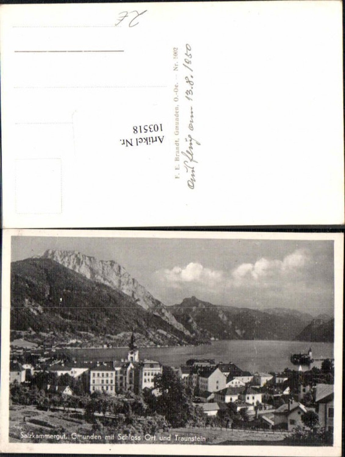 103518,Gmunden Schloss Ort Traunstein