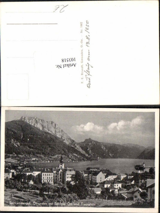 103518,Gmunden Schloss Ort Traunstein
