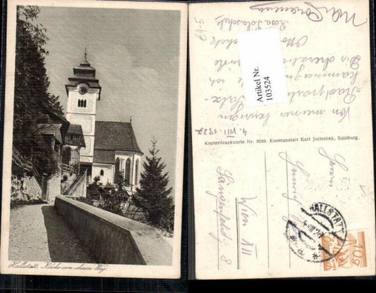 103524,Hallstatt Kirche am Oberen Weg 1926