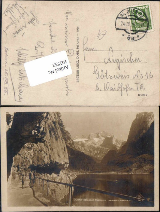 103532,Gosausee Gosau am Dachstein pub Lenz 923