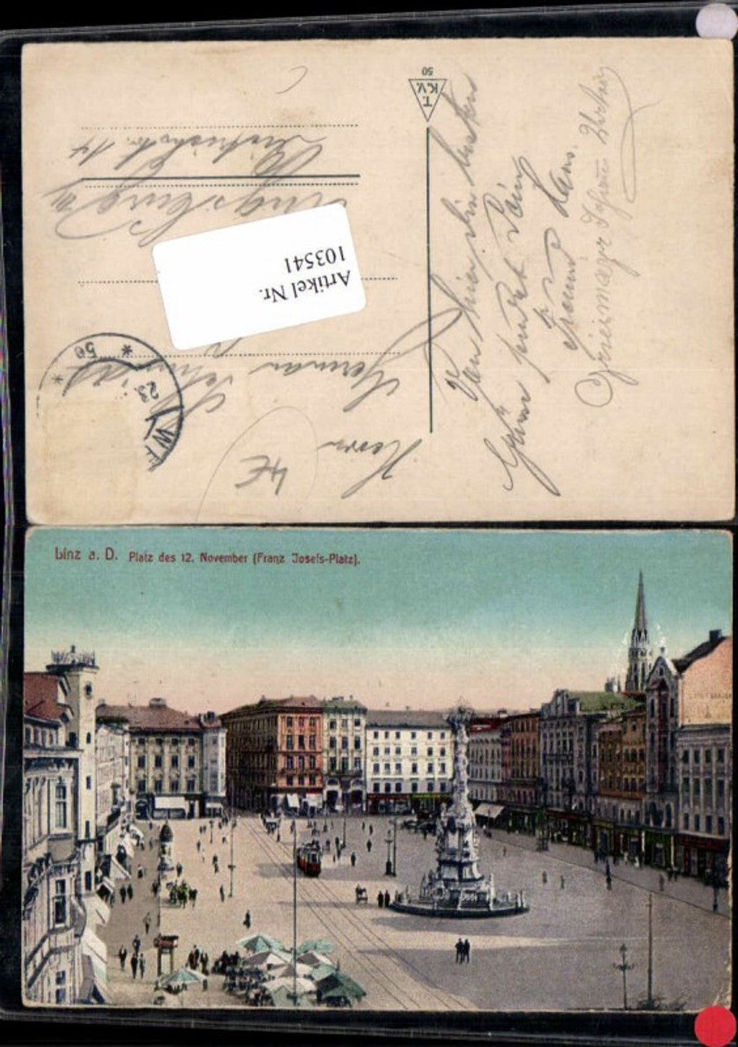 103541,Linz a.d. Donau Kaiser Franz Josef Platz