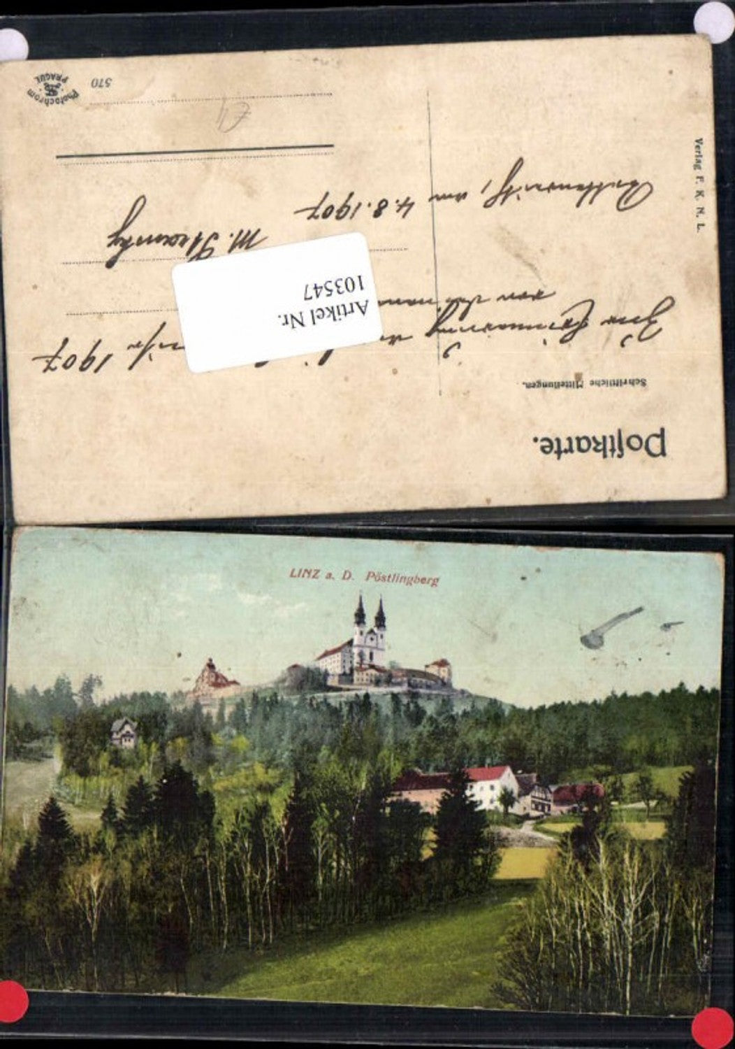 103547,Linz a.d. Donau Pöstlingberg Partie 1907