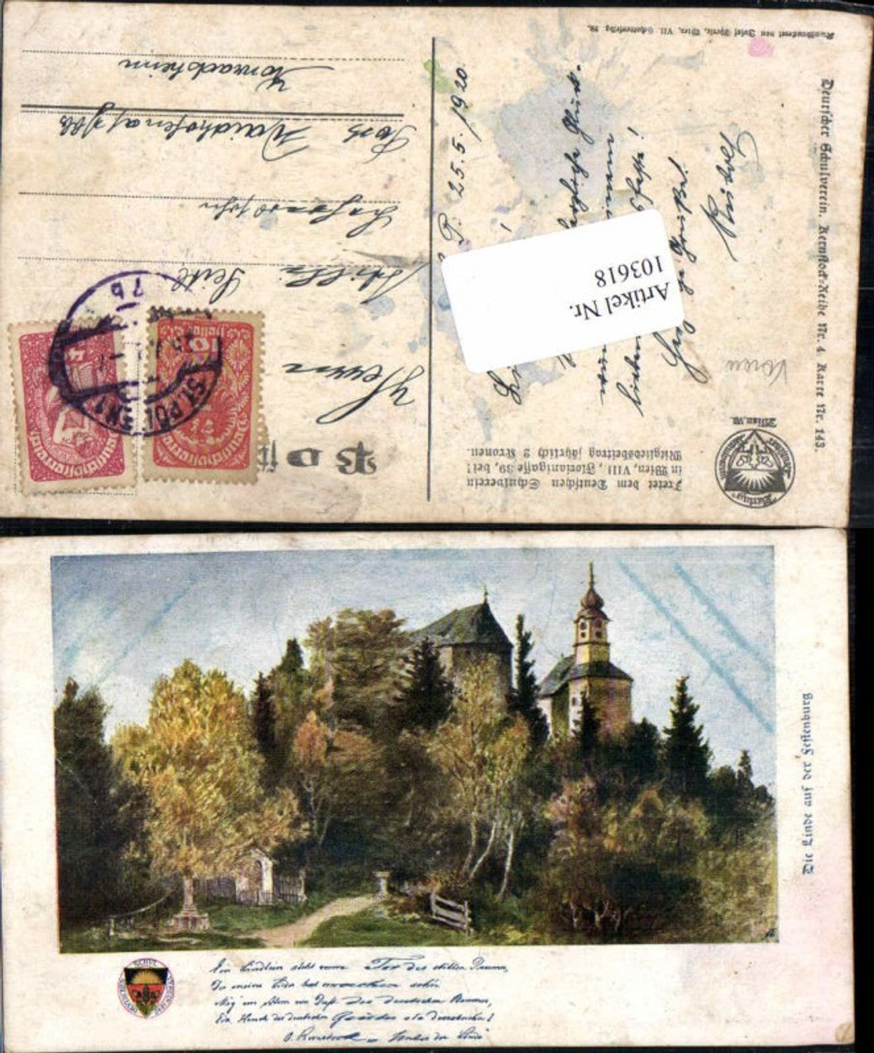 103618,Dt. Schulverein 143 Festenburg Vorau