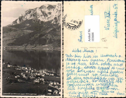 103684,Unterach am Attersee m. Höllengebirge