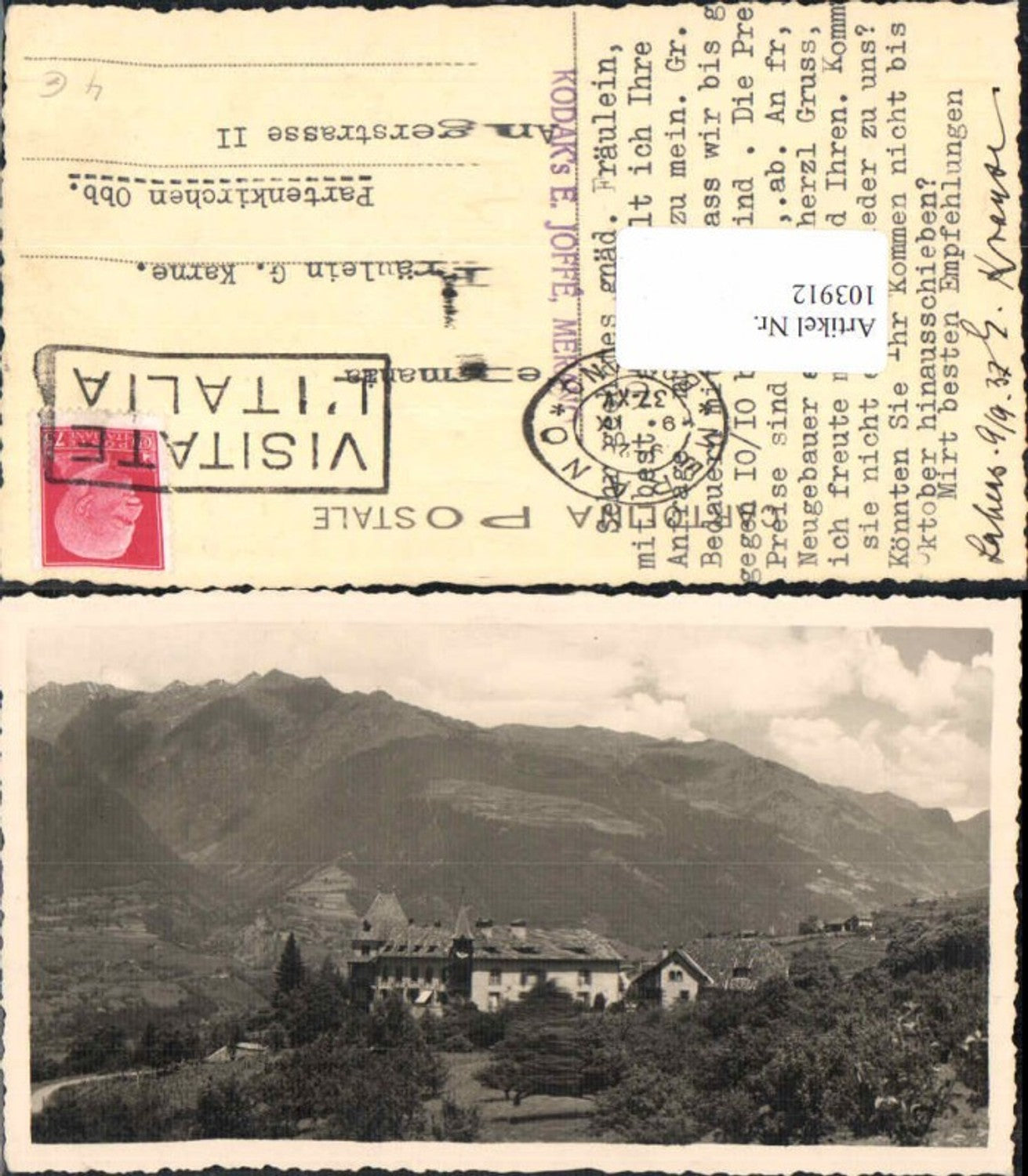 Alte Ansichtskarte – Old Postcard