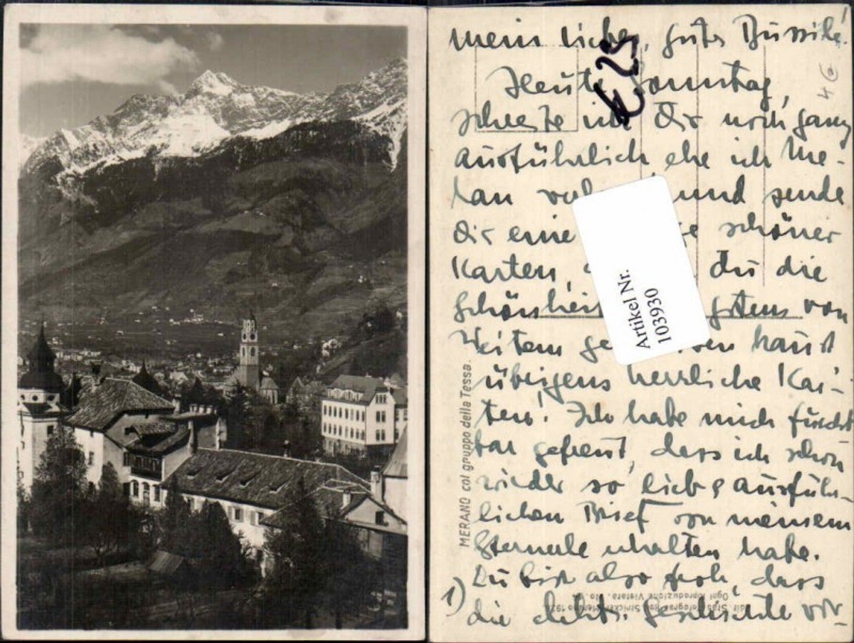 Alte Ansichtskarte – Old Postcard