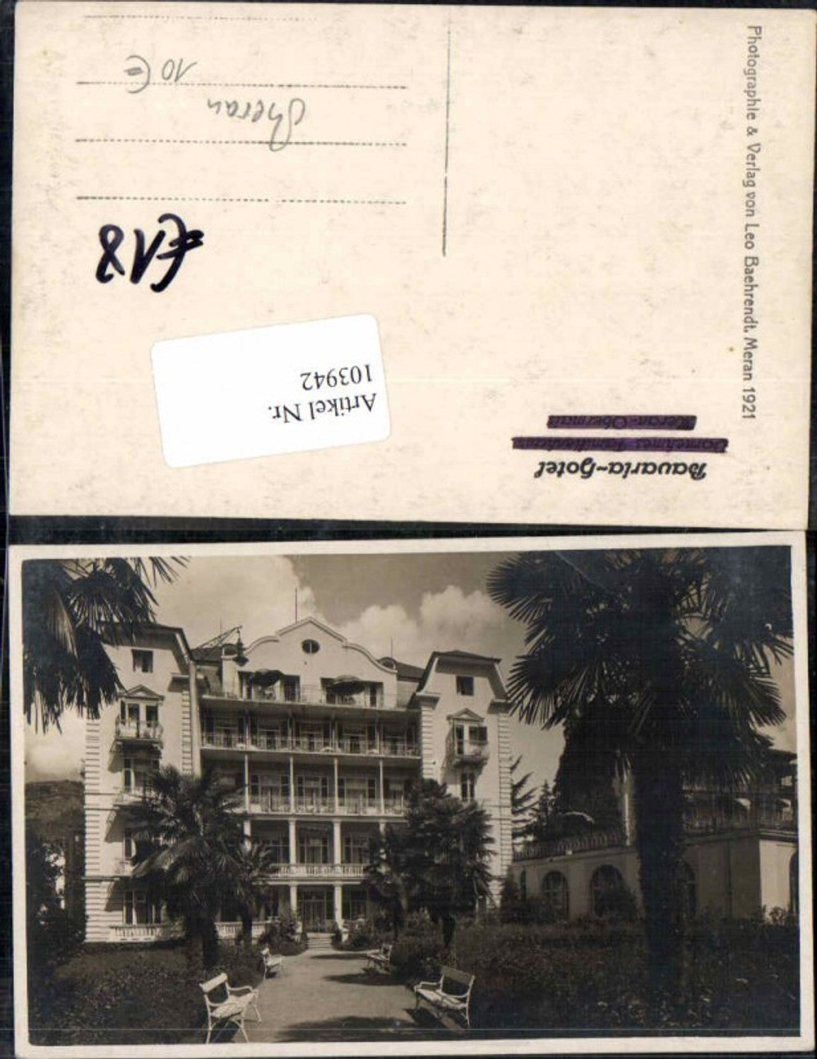 Alte Ansichtskarte – Old Postcard
