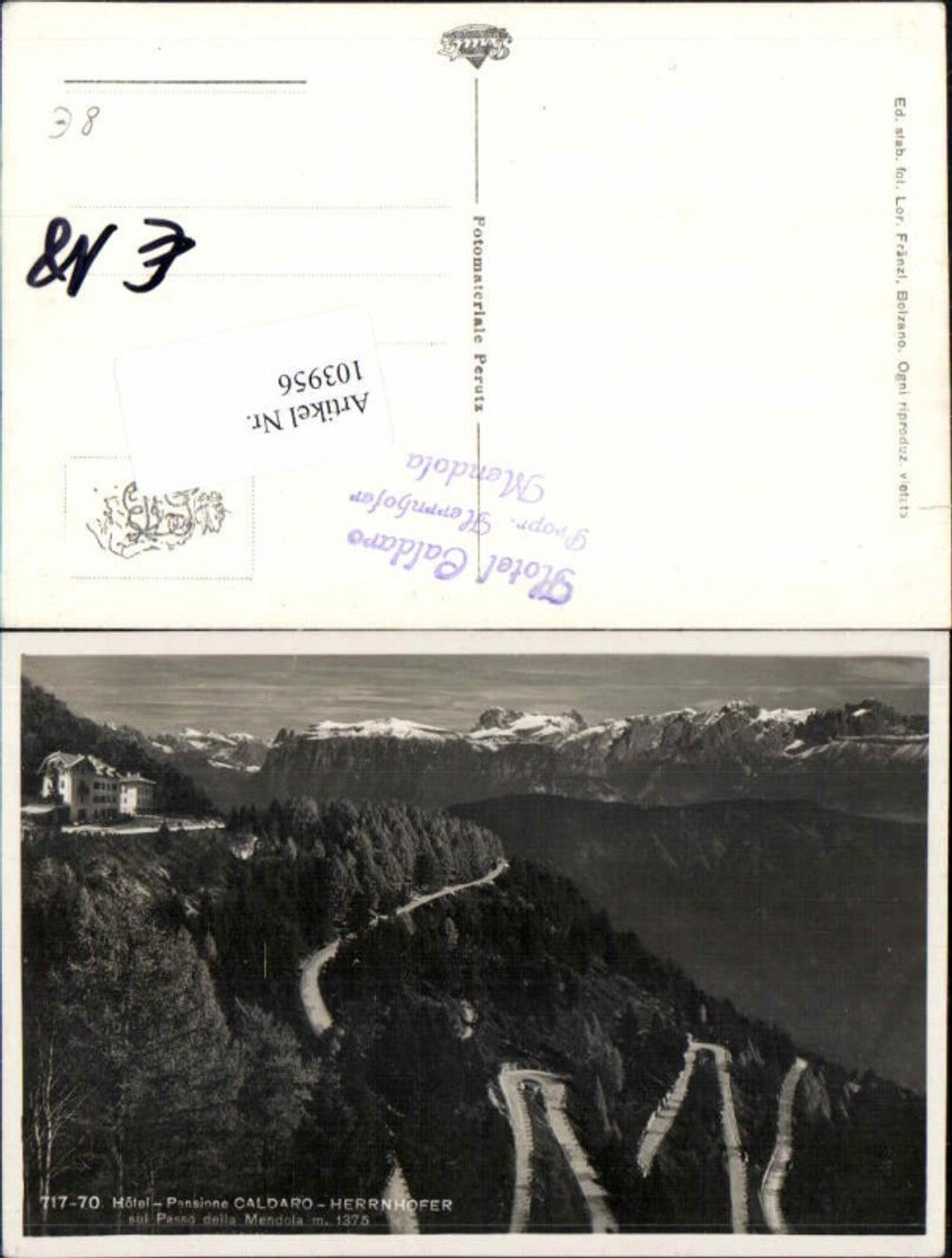 Alte Ansichtskarte – Old Postcard