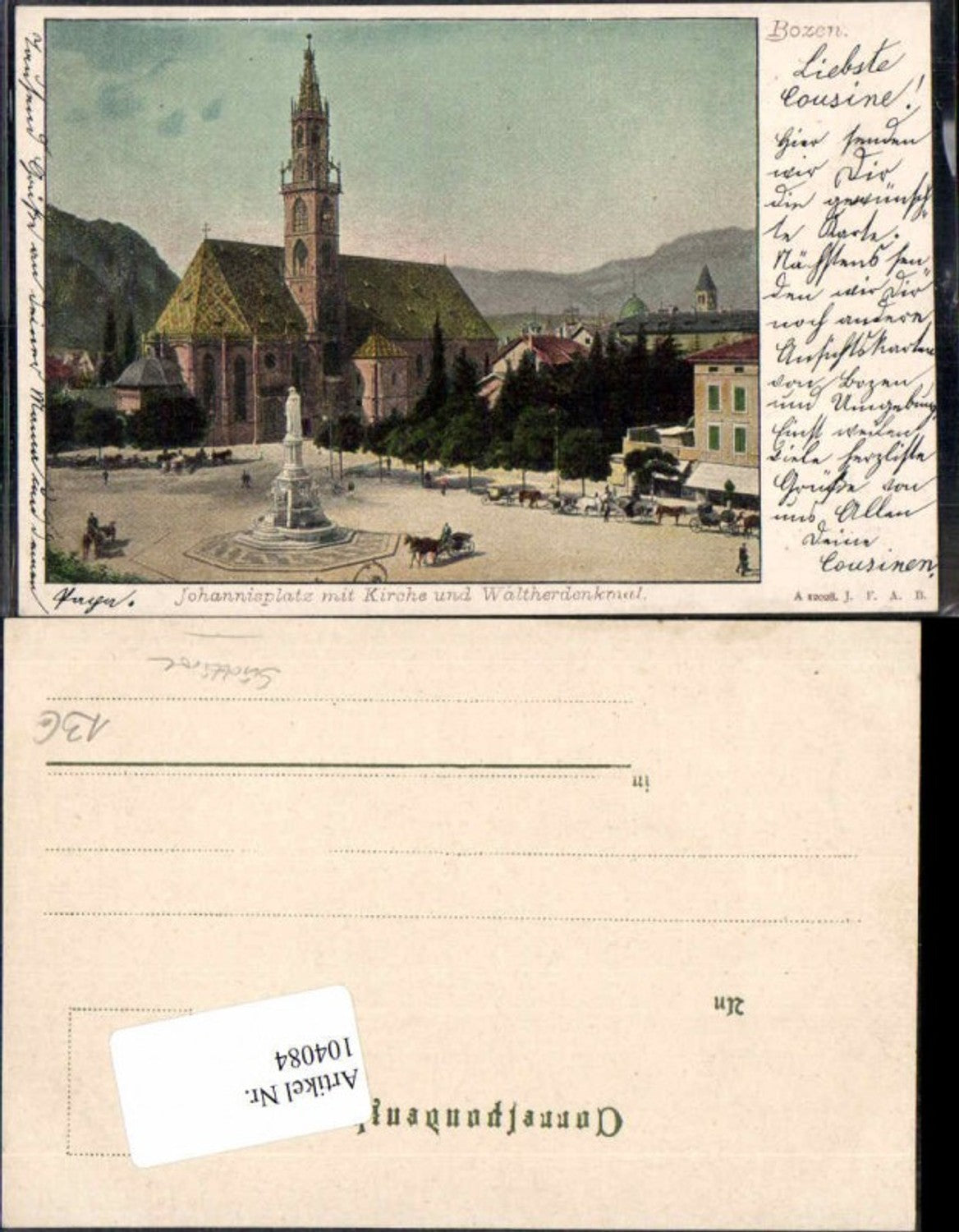 Alte Ansichtskarte – Old Postcard