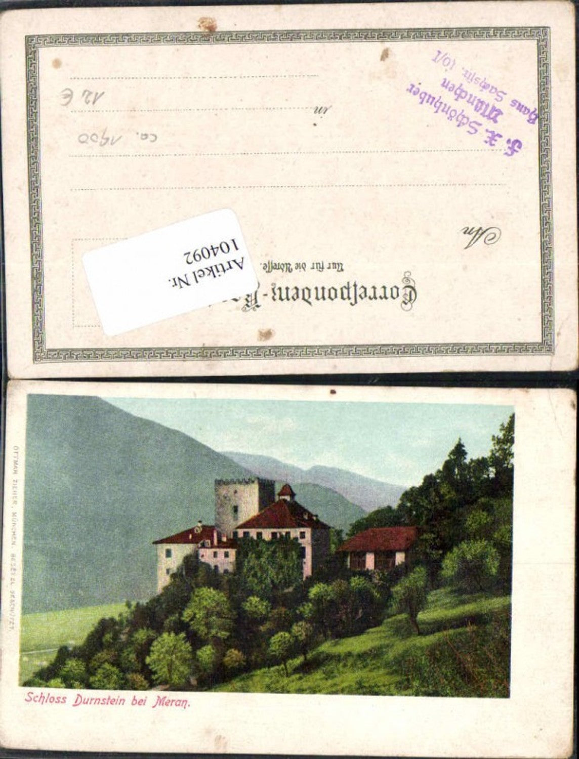 Alte Ansichtskarte – Old Postcard