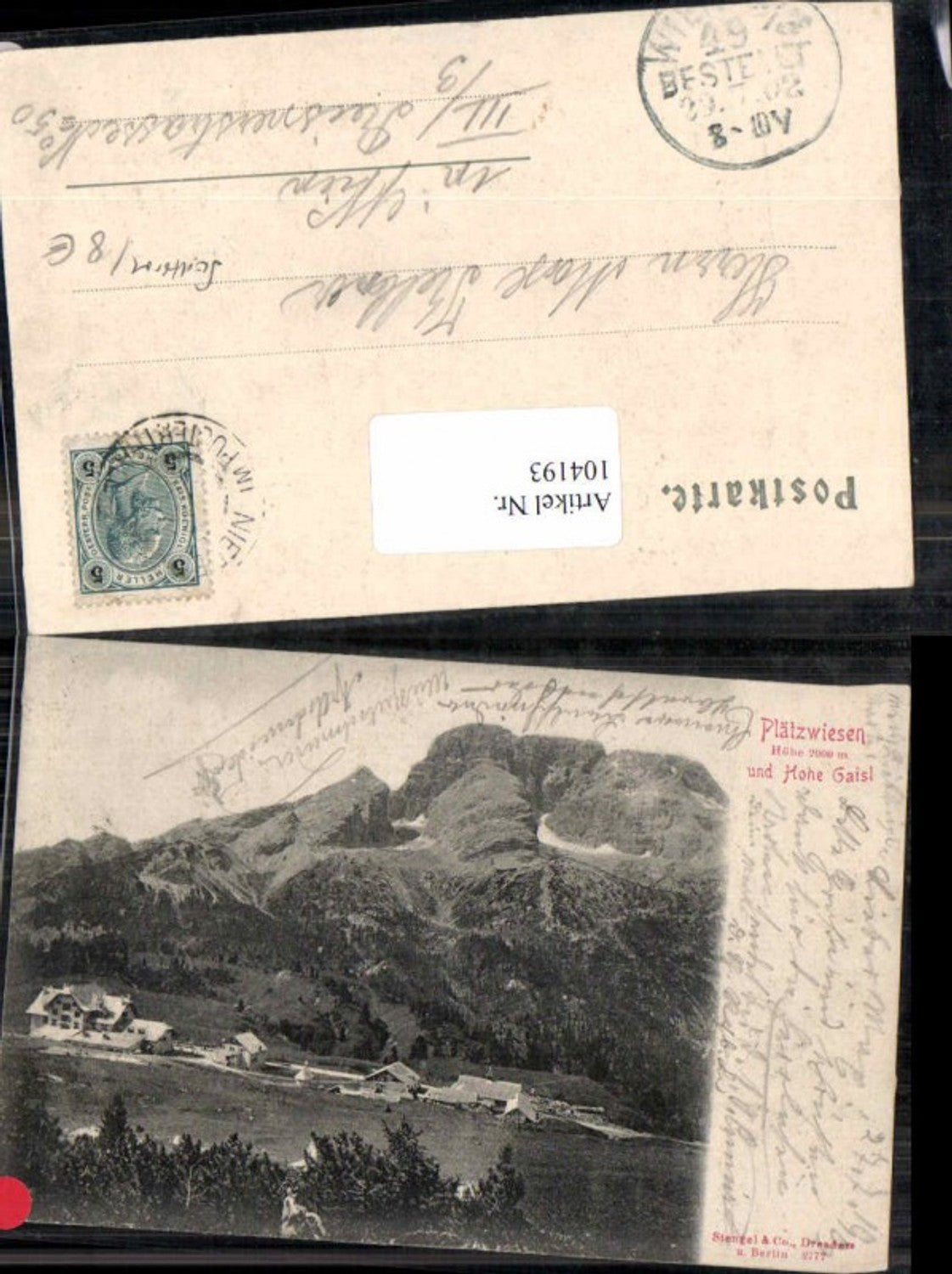 Alte Ansichtskarte – Old Postcard