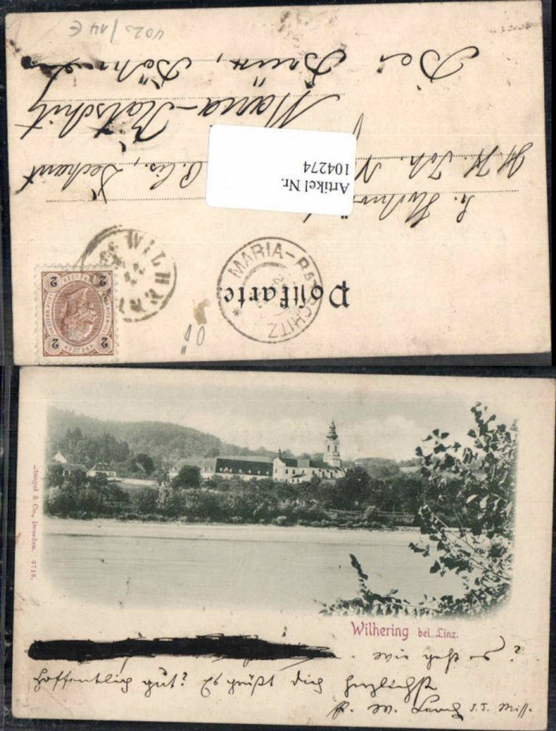 104274,Wilhering bei Linz a.d. Donau 1899