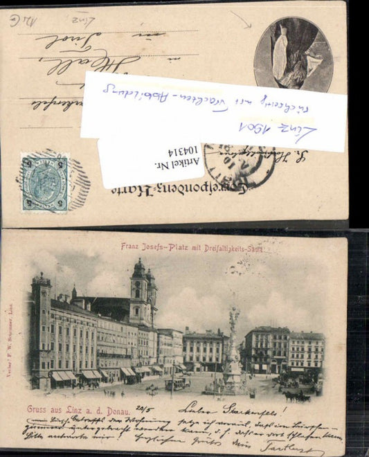 104314,Linz a.d. Donau Franz Josefs Platz 1900