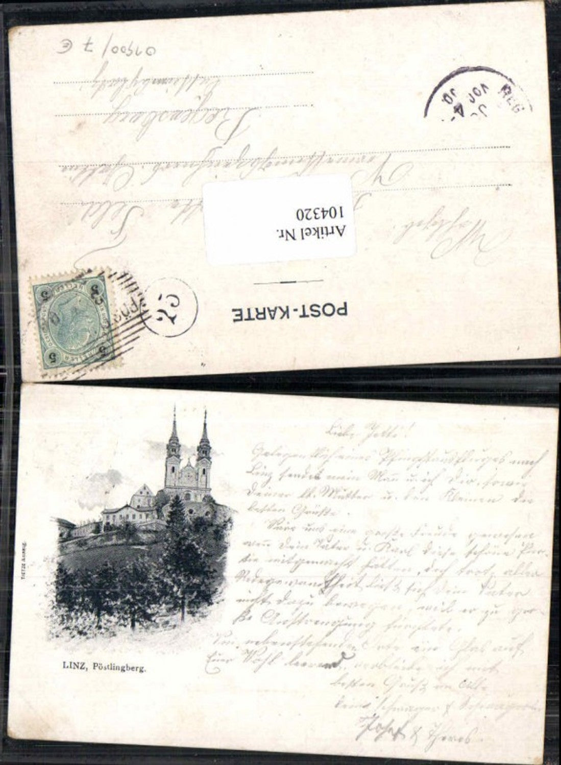 104320,Linz a.d. Donau Pöstlingberg Partie RAR 1900