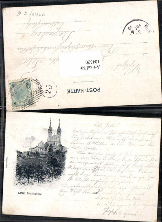 104320,Linz a.d. Donau Pöstlingberg Partie RAR 1900
