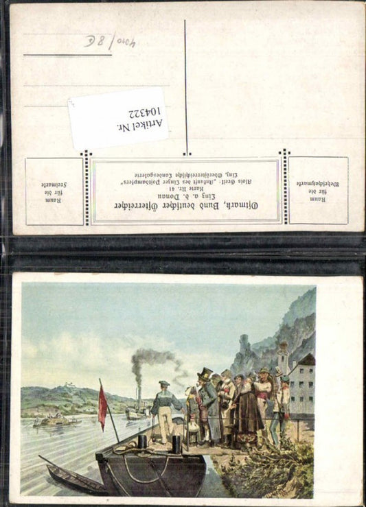 104322,Bund Deutscher Österreicher 41 Linz a.d. Donau Dampfer